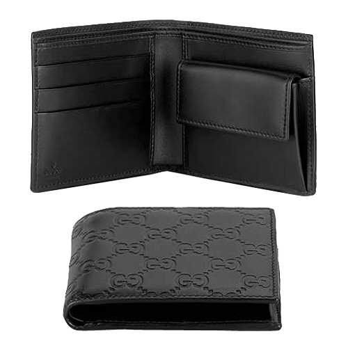 Noir Gucci Bi-plis Portefeuille